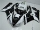 Carene Moto Kawasaki ZX6R 2005-2006 - Bianco Nero Lucido