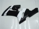 Carene Moto Kawasaki ZX6R 2005-2006 - Bianco Nero Lucido