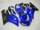 Carene Moto Kawasaki ZX6R 2005-2006 - Blu Nero Opaco