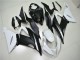 Carene ABS Kawasaki ZX6R 2013-2018 - Bianco Nero Opaco