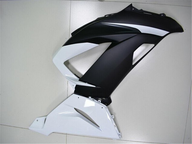 Carene ABS Kawasaki ZX6R 2013-2018 - Bianco Nero Opaco