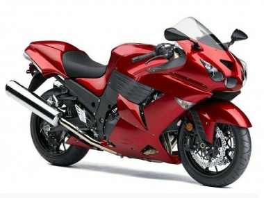 Carene Moto Kawasaki ZX14R ZZR1400 2006-2011 - Rosso
