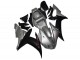 Carene Moto Yamaha YZF R1 2002-2003 - Argento Nero Opaco