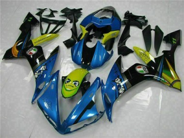Carene Moto Yamaha YZF R1 2004-2006 - Blu Giallo Squalo
