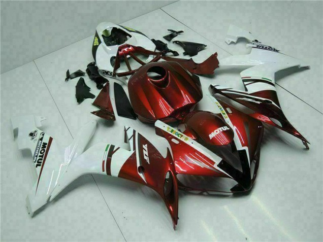 Carene Moto Yamaha YZF R1 2004-2006 - Bianco Rosso Giallo Motul 46