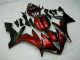 Carene Moto Yamaha YZF R1 2004-2006 - Rosso Bordeaux Nero Opaco