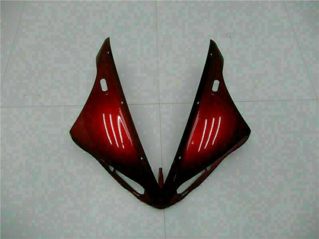 Carene Moto Yamaha YZF R1 2004-2006 - Rosso Bordeaux Nero Opaco