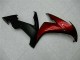 Carene Moto Yamaha YZF R1 2004-2006 - Rosso Bordeaux Nero Opaco