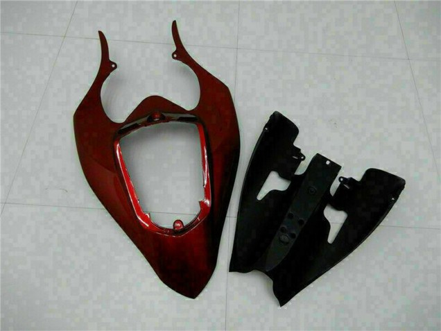 Carene Moto Yamaha YZF R1 2004-2006 - Rosso Bordeaux Nero Opaco