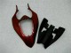 Carene Moto Yamaha YZF R1 2004-2006 - Rosso Bordeaux Nero Opaco