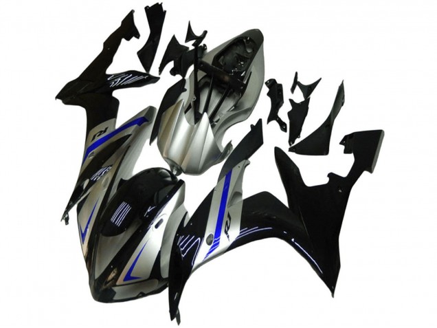 Carene Moto Yamaha YZF R1 2004-2006 - Argento Blu Nero