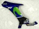 Carene Moto Yamaha YZF R1 2015-2019 - Blu Argento Nero Verde MoviStar