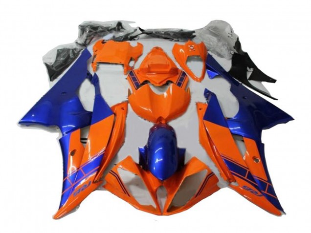 Carene Moto Yamaha YZF R6 2008-2016 - Arancia Blu