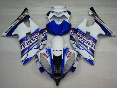 Carene Moto Yamaha YZF R6 2008-2016 - Bianco Blu Rosso Sterilgarda Volvo Fimer Yamalube