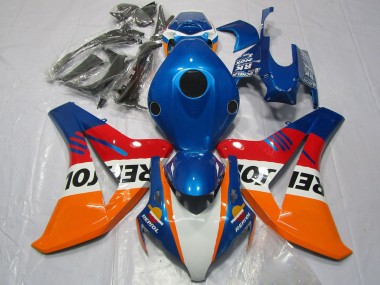 Carene Moto Honda CBR1000RR 2008-2011 - Arancia Bianco Rosso Blu Repsol