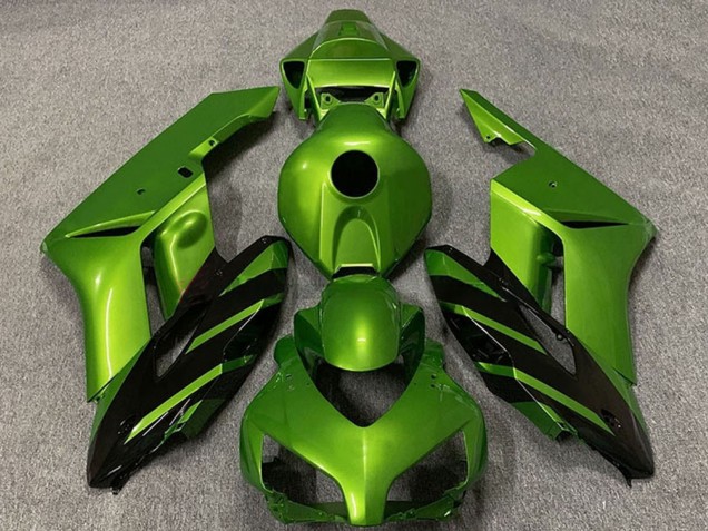 Carene Moto Honda CBR1000RR 2004-2005 - Verde Nero Lucido Banda