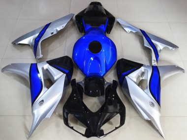 Carene Moto Honda CBR1000RR 2006-2007 - Argento Blu Nero Lucido
