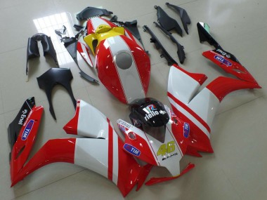 Carene Moto Honda CBR1000RR 2012-2016 - Bianco Rosso Giallo Blu Ducati Stile