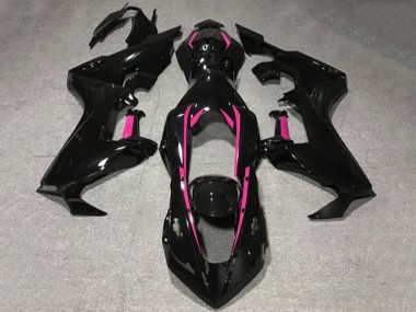 Carene Moto Honda CBR1000RR 2017-2023 - Nero Lucido Rosa Linea
