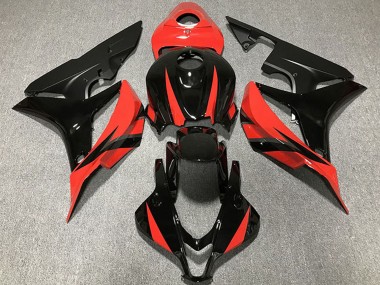 Carene Moto Honda CBR600RR 2007-2008 - Rosso Nero Lucido