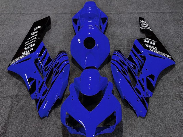 Carene Moto Honda CBR1000RR 2004-2005 - Blu Nero Lucido Fiamma