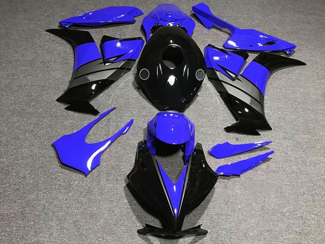 Carene Moto Honda CBR1000RR 2012-2016 - Blu Grigio Nero Lucido