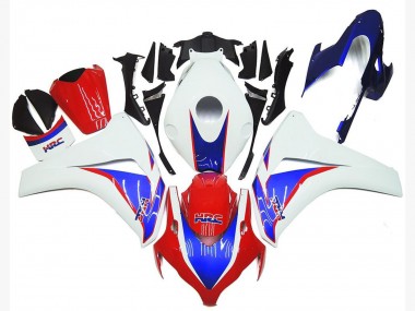 Kit Carena Moto Honda CBR1000RR 2008-2011 - Bianco Blu Rosso HRC