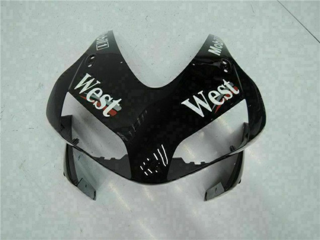 Carene Moto Honda CBR600RR 2003-2004 - Nero Lucido Bianco West Mobil