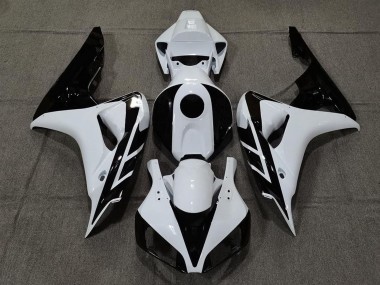 Carena Moto Honda CBR1000RR 2006-2007 - Bianco Nero Lucido
