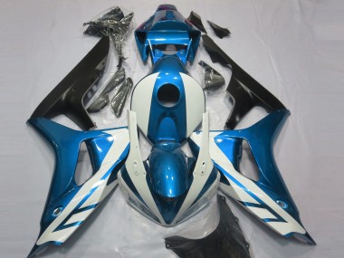 Carene Moto Honda CBR1000RR 2006-2007 - Blu Bianco Nero Opaco