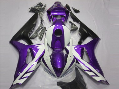 Carene Moto Honda CBR1000RR 2006-2007 - Viola Bianco Nero Opaco