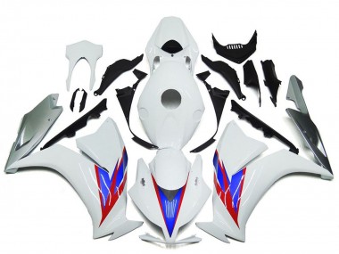 Carene Moto Honda CBR1000RR 2012-2016 - Bianco Blu Rosso Argento