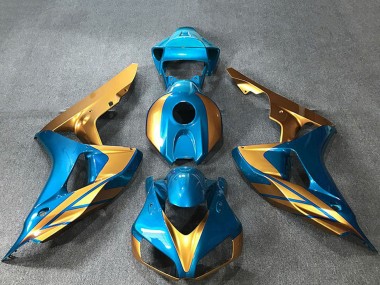 Carene Moto Honda CBR1000RR 2006-2007 - Azzurro Chiaro Oro