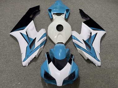Carene Moto Honda CBR1000RR 2004-2005 - Azzurro Chiaro Bianco Nero Lucido