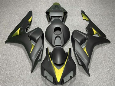 Carene Moto Honda CBR1000RR 2006-2007 - Nero Opaco Giallo