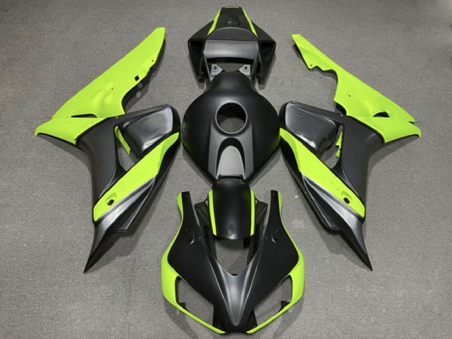 Carene Moto Honda CBR1000RR 2006-2007 - Verde Nero Opaco