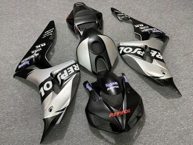 Carene Moto Honda CBR1000RR 2006-2007 - Argento Nero Opaco Repsol