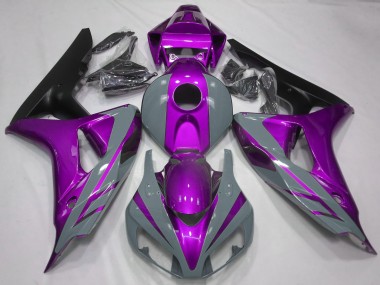 Carene Moto Honda CBR1000RR 2006-2007 - Nardo Grigio Viola Nero Opaco