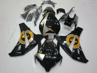 Carene Moto Honda CBR1000RR 2008-2011 - Argento Grigio Arancia Nero Lucido