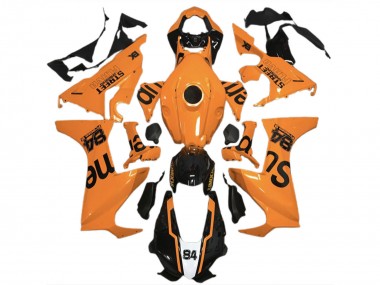 Carene Moto Honda CBR1000RR 2017-2023 - Arancia Nero Lucido Street Flava