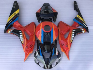 Carene Moto Honda CBR1000RR 2006-2007 - Rosso Blu Giallo Nero Lucido Squalo