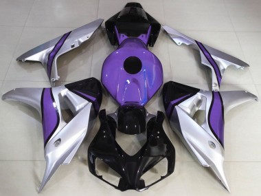 Carene Moto Honda CBR1000RR 2006-2007 - Argento Viola Nero Lucido