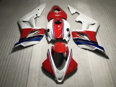 Carene Moto Honda CBR600RR 2007-2008 - Bianco Rosso Blu Scuro Nero OEM Stile