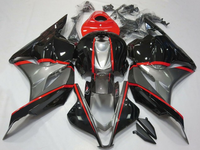 Carene Moto Honda CBR600RR 2009-2012 - Rosso Grigio Nero Lucido