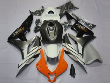 Carene Moto Honda CBR600RR 2007-2008 - Bianco Grigio Nero Lucido