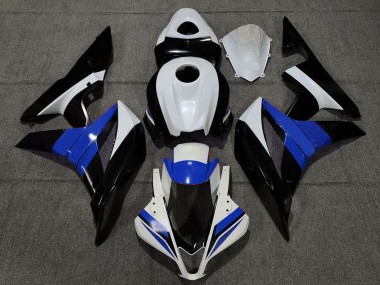 Carene Moto Honda CBR600RR 2007-2008 - Bianco Blu Nero Lucido
