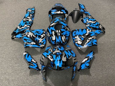 Carene Moto Honda CBR600RR 2005-2006 - Camouflage Blu