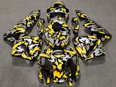 Carene Moto Honda CBR600RR 2005-2006 - Camouflage Giallo