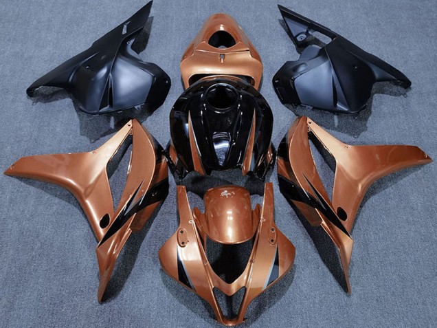Carene Moto Honda CBR600RR 2009-2012 - Arancia Candita Nero Lucido