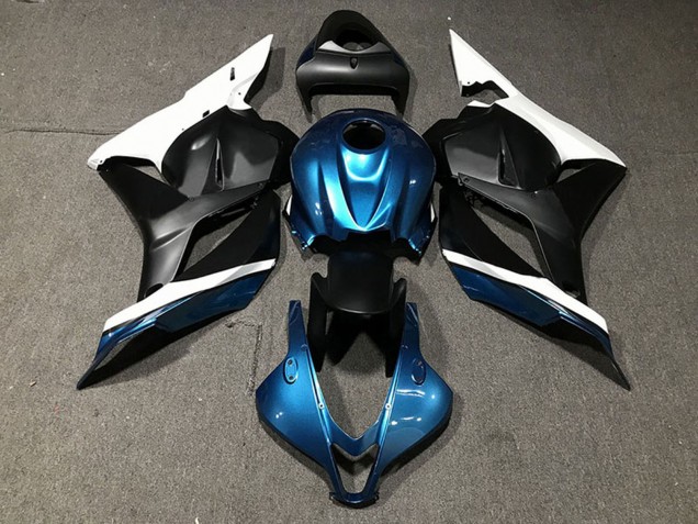 Carene Moto Honda CBR600RR 2009-2012 - Bianco Blu Nero Opaco